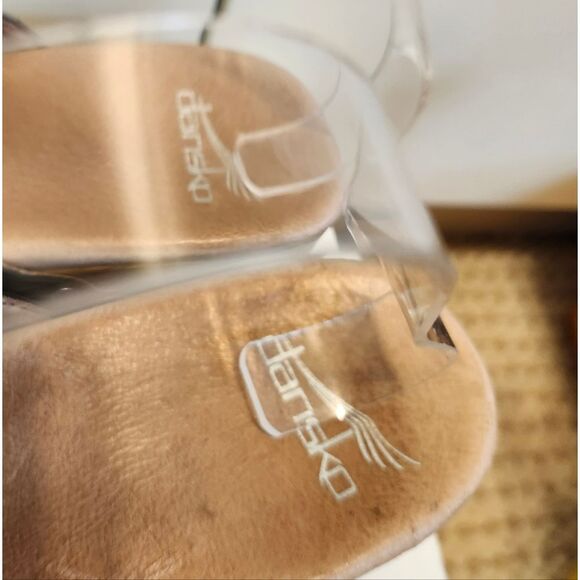 Dansko "Maci" Black Leather Open Toe Slip-on Clogs Sz.10/40 Ret.$155 - Picture 6 of 11